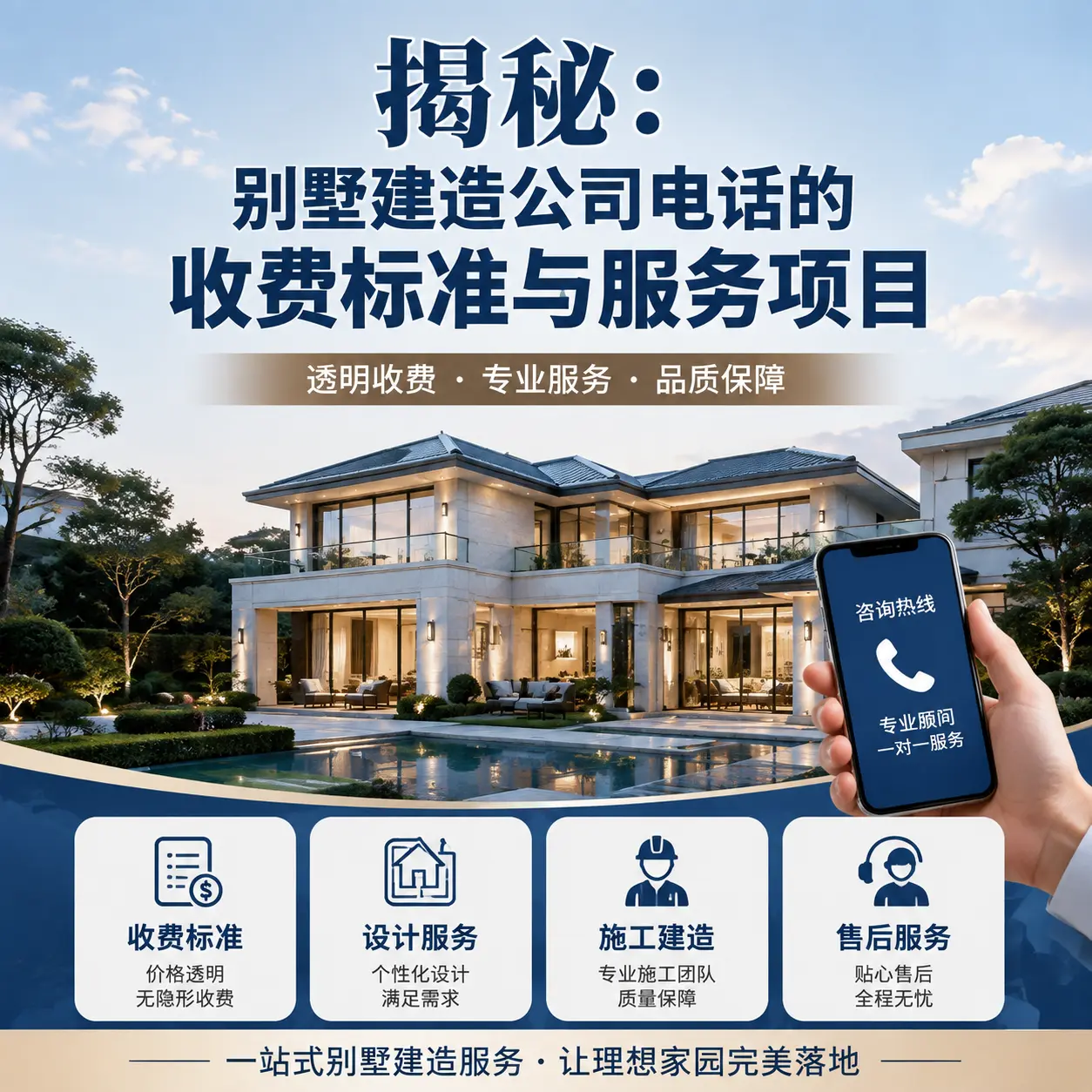 揭秘:修文别墅建造公司电话的收费标准与服务项目