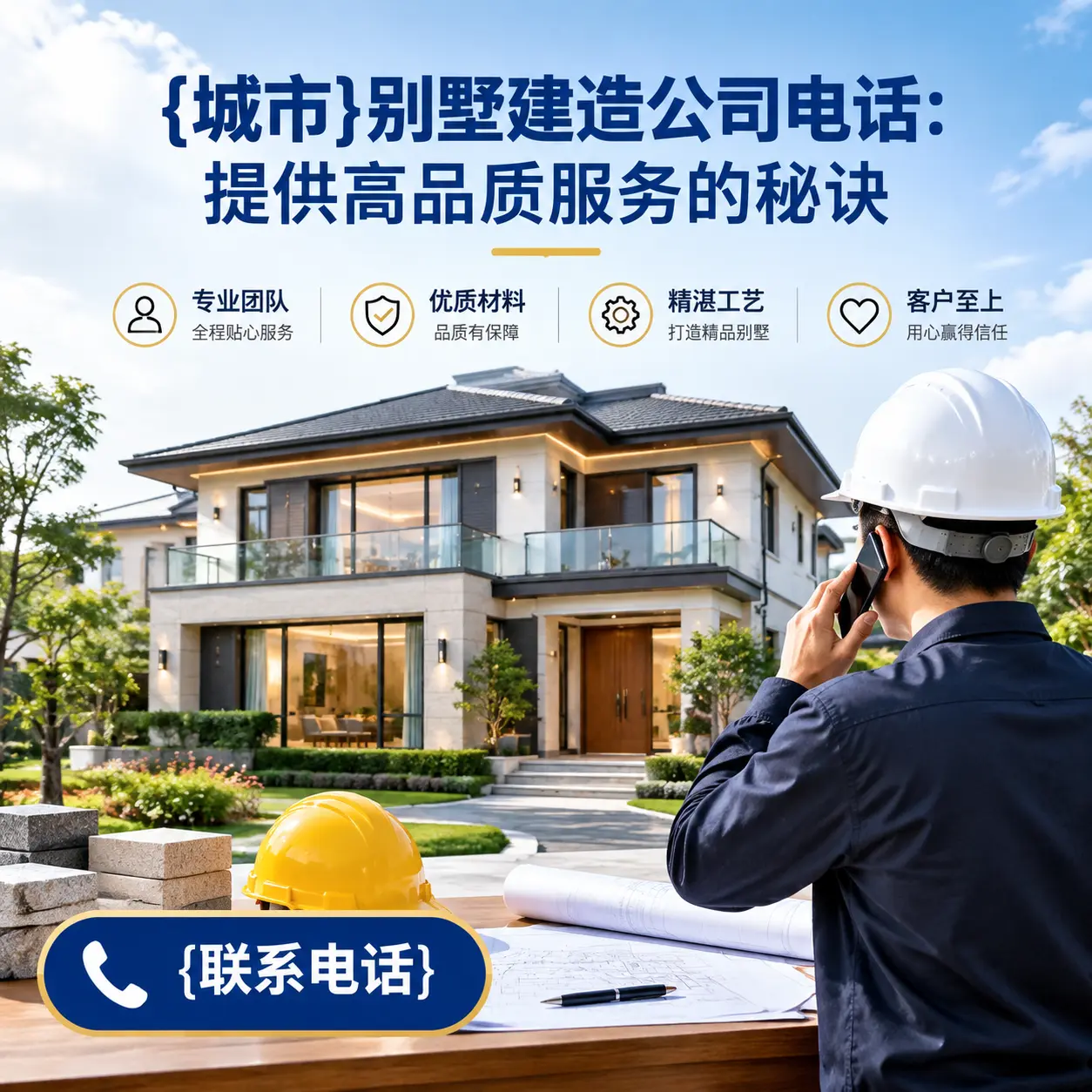 修文别墅建造公司电话:提供高品质服务的秘诀