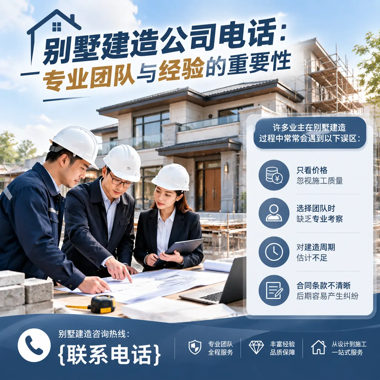 修文别墅建造公司电话:专业团队与经验的重要性