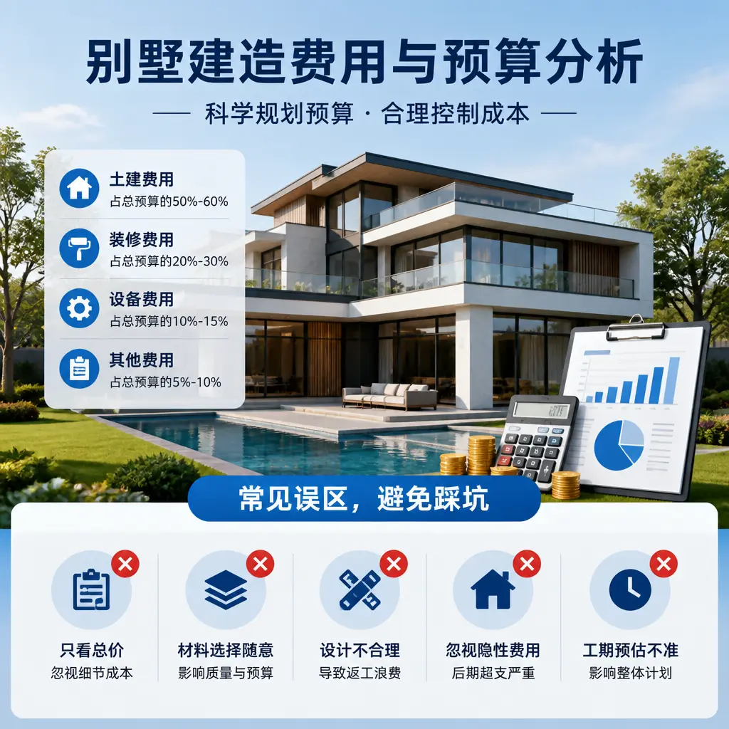 别墅建造公司推荐: 修文 建造别墅的费用与预算分析