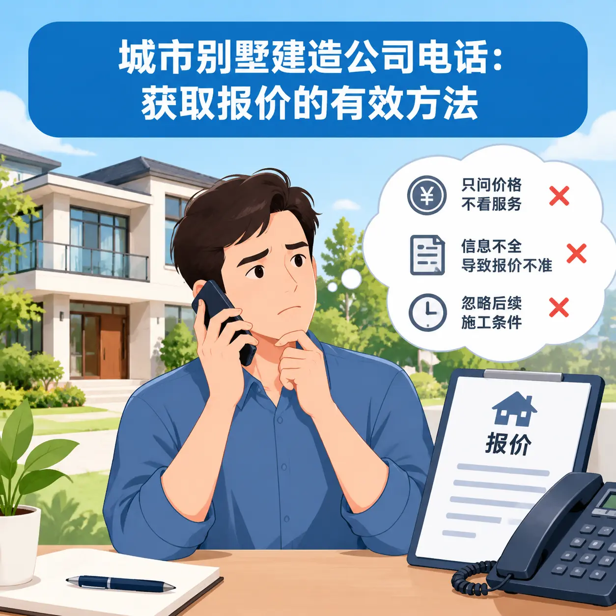 修文别墅建造公司电话：获取报价的有效方法