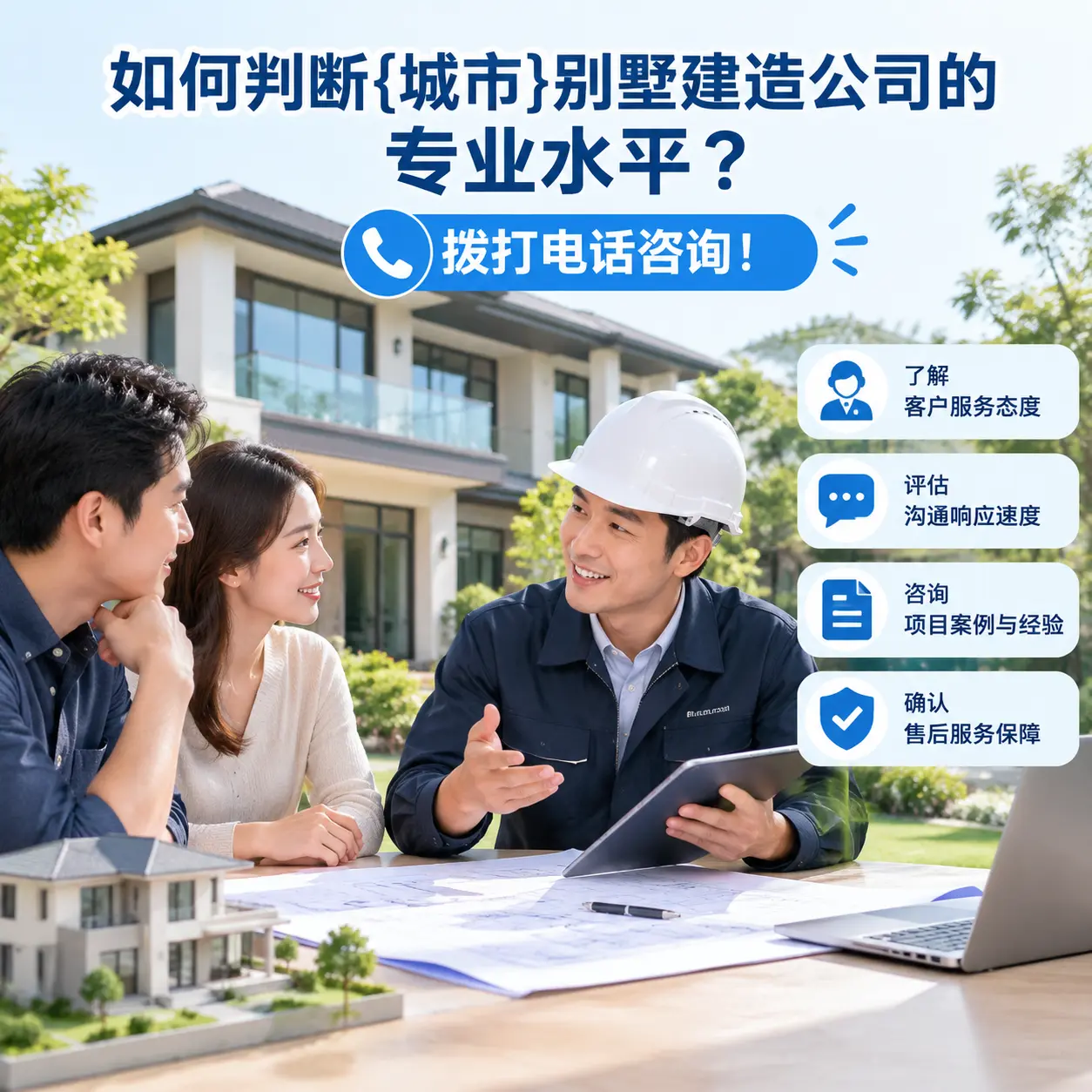 如何判断修文别墅建造公司的专业水平?拨打电话咨询!
